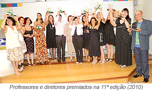 Professores e diretores premiados na 11ª edição (2010)
